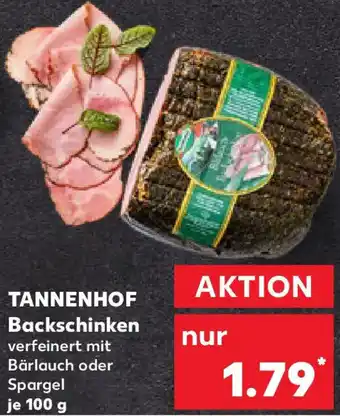 Kaufland TANNENHOF Backschinken Angebot
