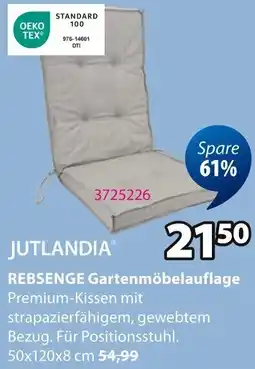 Jysk JUTLANDIA REBSENGE Gartenmöbelauflage Angebot