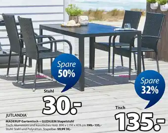 Jysk JUTLANDIA Tisch Angebot