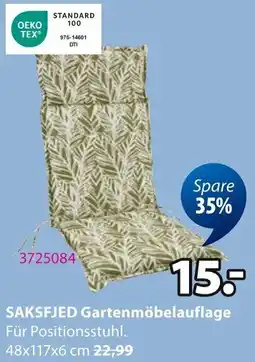 Jysk SAKSFJED Gartenmöbelauflage Angebot