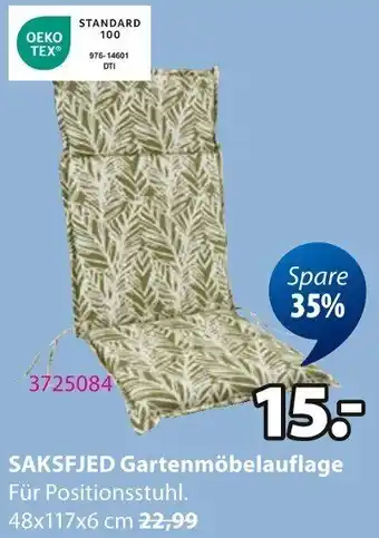 Jysk SAKSFJED Gartenmöbelauflage Angebot