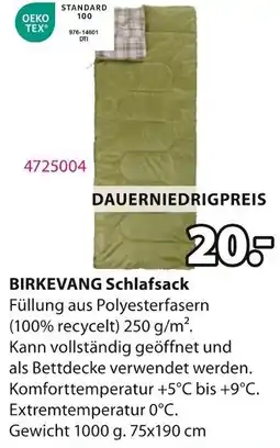 Jysk BIRKEVANG Schlafsack Angebot