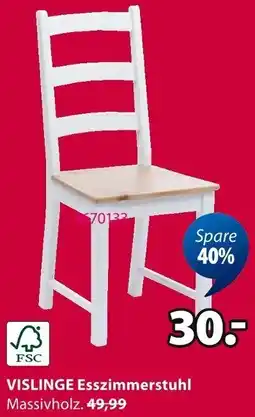 Jysk VISLINGE Esszimmerstuhl Angebot