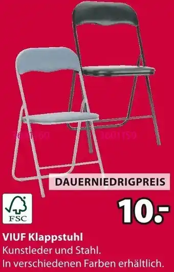 Jysk VIUF Klappstuhl Angebot