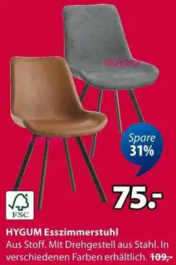 Jysk HYGUM Esszimmerstuhl Angebot