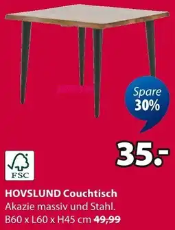 Jysk HOVSLUND Couchtisch Angebot
