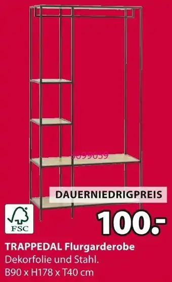 Jysk TRAPPEDAL Flurgarderobe Angebot