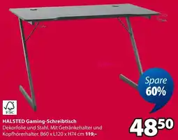 Jysk HALSTED Gaming-Schreibtisch Angebot