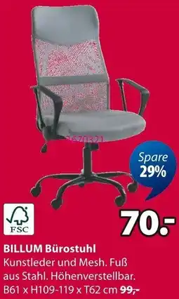Jysk BILLUM Bürostuhl Angebot