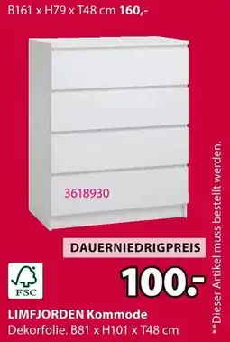 Jysk LIMFJORDEN Kommode Angebot