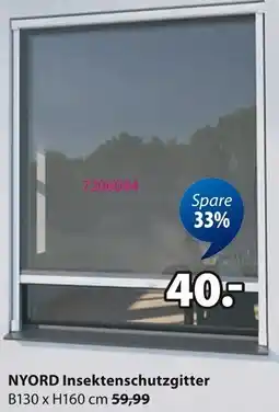 Jysk NYORD Insektenschutzgitter Angebot