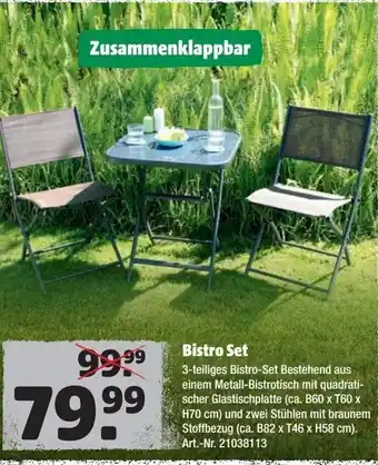 Hagebau Bistro Set Angebot