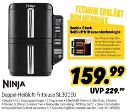 MEDIMAX NINJA Doppel-Heißluft-Fritteuse SL300EU Angebot