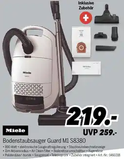 MEDIMAX Miele Bodenstaubsauger Guard M1 S8380 Angebot