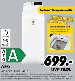 MEDIMAX AEG Toplader LTR6EP4ECO Angebot