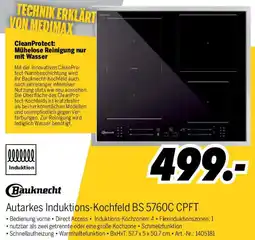 MEDIMAX Bauknecht Autarkes Induktions-Kochfeld BS 5760C CPFT Angebot