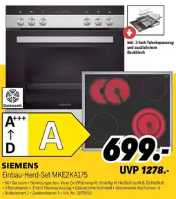 MEDIMAX SIEMENS Einbau-Herd-Set MKE2KA175 Angebot