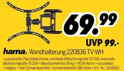 MEDIMAX hama Wandhalterung 220836 TV-WH Angebot