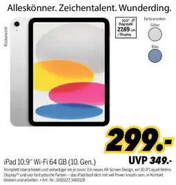 MEDIMAX iPad 10,9" Wi-Fi 64 GB (10. Gen.) Angebot