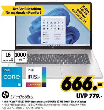 MEDIMAX hp 17-cn3658ng Angebot