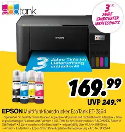 MEDIMAX EPSON Multifunktionsdrucker EcoTank ET-2864 Angebot