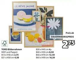 Jysk TORD Bilderrahmen Angebot