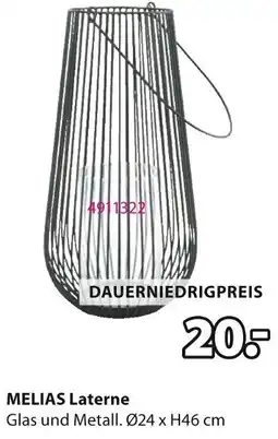 Jysk MELIAS Laterne Angebot