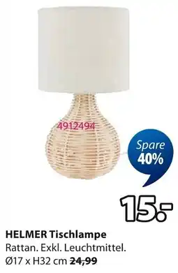 Jysk HELMER Tischlampe Angebot