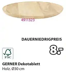 Jysk GERNER Dekotablett Angebot
