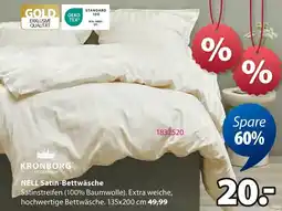 Jysk KRONBORG NELL Satin-Bettwäsche Angebot