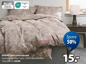 Jysk MIMMI Satin-Bettwäsche Angebot