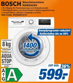 expert Techno Land BOSCH Waschmaschine WAN28299 Angebot