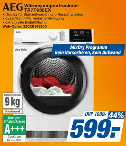 expert Techno Land AEG Wärmepumpentrockner TR7T960EX Angebot