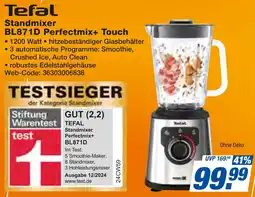 expert Techno Land Tefal Standmixer BL871D Perfectmix+ Touch Angebot