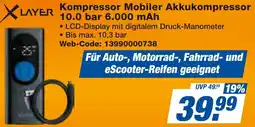 expert Techno Land ✗LAYER Kompressor Mobiler Akkukompressor 10.0 bar 6.000 mAh Angebot