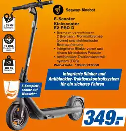 expert Techno Land Segway-Ninebot E-Scooter Kickscooter E2 PRO D Angebot