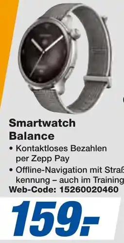 expert Techno Land amazfit Smartwatch Balance Angebot