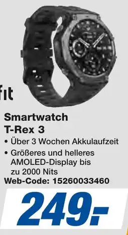 expert Techno Land amazfit Smartwatch T-Rex 3 Angebot