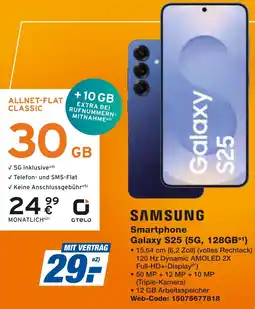 expert Techno Land SAMSUNG Smartphone Galaxy S25 Angebot