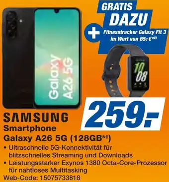 expert Techno Land SAMSUNG Smartphone Galaxy A26 5G (128GB) Angebot