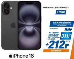 expert Techno Land Apple iPhone 16 Angebot