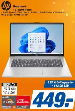 expert Techno Land hp Notebook 17-cp0648ng Angebot