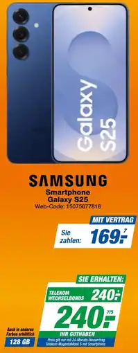 expert Techno Land SAMSUNG Smartphone Galaxy S25 Angebot