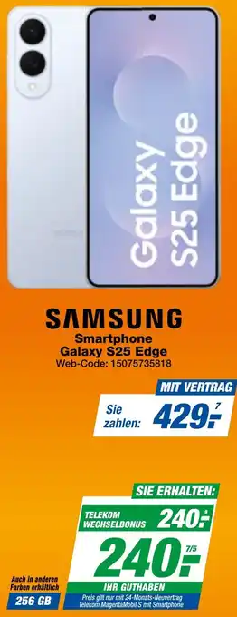 expert Techno Land SAMSUNG Smartphone Galaxy S25 Edge Angebot