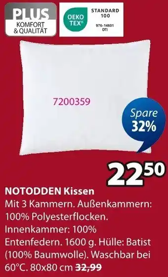 Jysk NOTODDEN Kissen Angebot