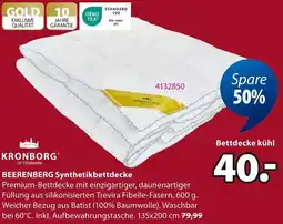 Jysk KRONBORG BEERENBERG Synthetikbettdecke Angebot