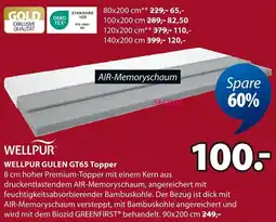 Jysk WELLPUR GULEN GT65 Topper Angebot