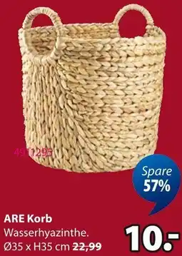 Jysk ARE Korb Angebot