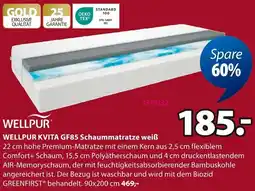 Jysk WELLPUR KVITA GF85 Schaummatratze weiß Angebot