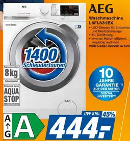 Expert AEG Waschmaschine L6FL831EX Angebot